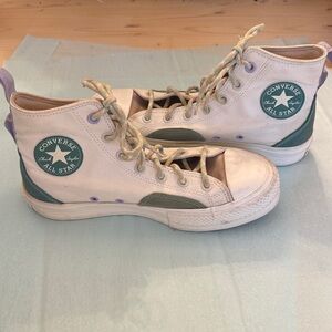 Converse  Women's Chuck Taylor All Star Lift Hi Platform A05127C Off White 9.5